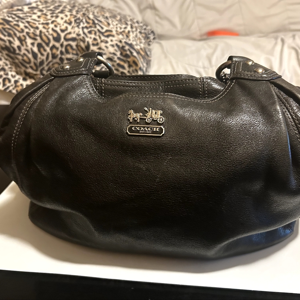 Coach black purse